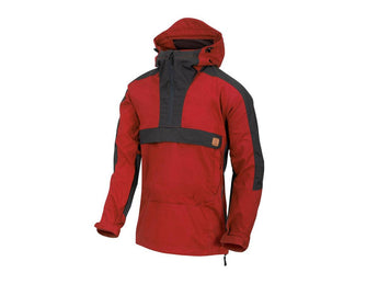 WOODSMAN Anorak Jacket - Crimson Sky / Ash Grey-HELIKON-S-