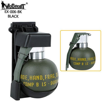 Granata addestrativa Wosport M67 Dummy MOLLE Set — Black-Wosport-