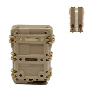 Tasca portacaricatori Wosport 5.56 MOLLE — Tan-Wosport-