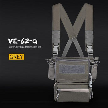 Chest rig Wosport D3-TMVS — Dark Grey-Wosport-