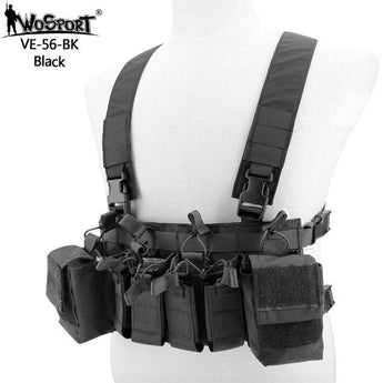 Chest rig Wosport D3CRX — Black-Wosport-