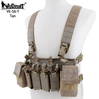Chest rig Wosport D3CRX — TAN-Wosport-