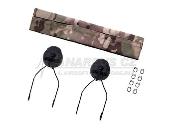 Adattatore elmetto Z-Tactical per cuffie Sordin SRD — Nero-Z-Tactical-