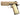 WE GBB Pistol DESERT WARRIOR 4.3 - Tan Armi Softair WE