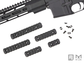 Slitta Picatinny PTS Enhanced Rail Section M-LOK 5 slot — Nero-PTS-