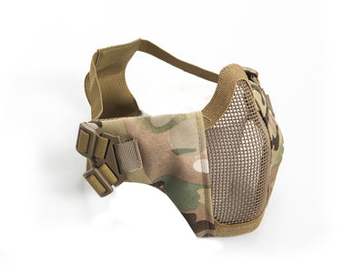 Metal mesh mask with cheek pads - MC-STRIKE SYSTEMS-