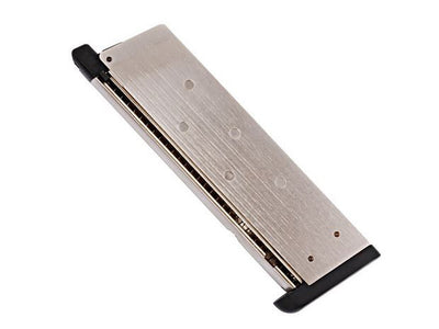 WE Gas Magazine for WE M1911 GBB, 15 BBs, M.E.U. Type - Silver-WE-