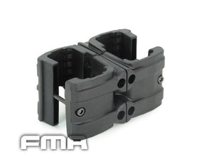 FMA MP7 Adjustable Magazine Double Clip - Black-FMA-