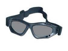Occhiali balistici Miltec Air Commando — Tec BLACK smoke-Miltec-
