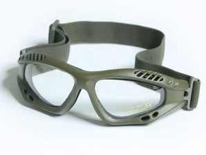 Occhiali balistici Miltec Air Commando — Tec OLIVE clear-Miltec-