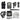 Baofeng UV-5R Radio (VHF,UHF) - Black BAOFENG, 
