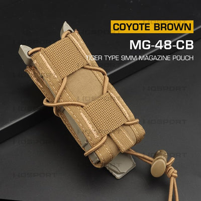 WST Tiger Type 9mm Magazine Molle Pouch - Coyote-Wosport-
