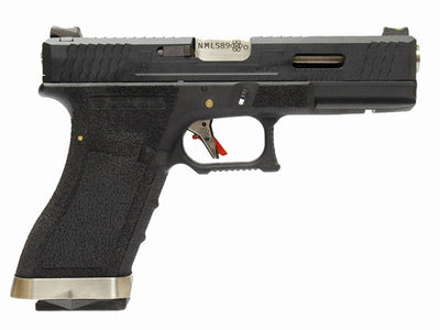 WE GBB Gas Pistol R18C Gen4 T5 Custom - Black-WE-