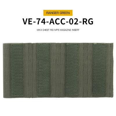 Tasca portacaricatori Wosport MK4 Chest Rig MP5 Magazine Insert — Ranger Green-Wosport-