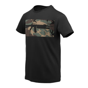 HELIKON T-shirt 16/203 COMBO - Black/US Woodland-HELIKON-S-