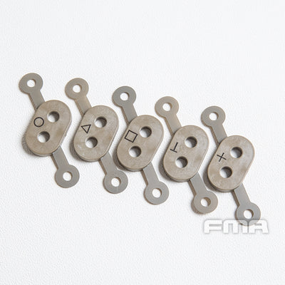 FMA PEQ Laser Pattern Generator Caps Gen2, 5 Patterns - Tan-FMA-