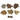 Foglie ghillie Kicking Mustang Ghillie Leafs — Multicolore