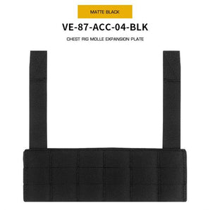Chest Rig Molle Expansion panel - Black-Wosport-