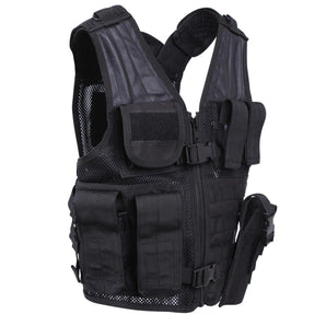 Children tactical vest BLACK-ROTHCO-