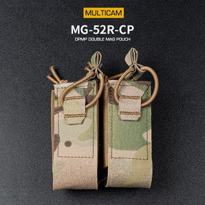 Tasca portacaricatori Wosport DPMP Double 9mm — Multicam-Wosport-