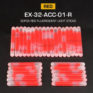 Lightstick mini Wosport fluorescente rosso — Rosso-Wosport-