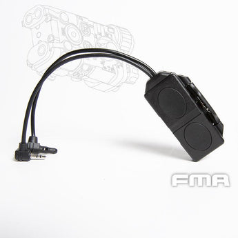 Interruttore doppio FMA Double Pressure Switch per PEQ LA5-A — Nero-FMA-