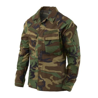 Helikon tactical shirt RAID PolyCotton Stretch, rip-stop - US Woodland-HELIKON-XS-