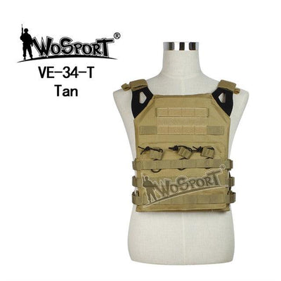 Plate carrier Wosport JPC Tactical Vest — TAN-Wosport-