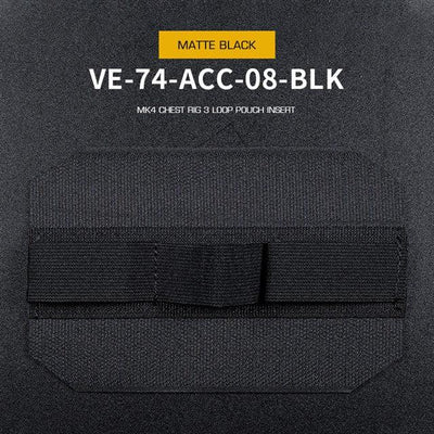 MK4 Chest Rig 40mm grenades Insert - Black-Wosport-
