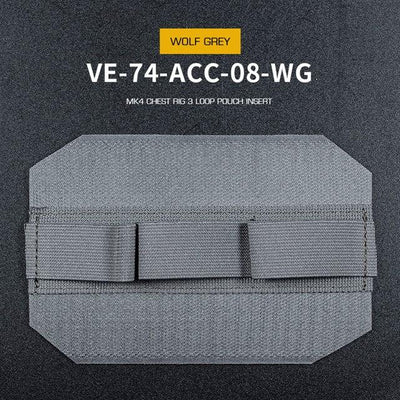 MK4 Chest Rig 40mm grenades Insert - Grey-Wosport-
