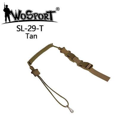 Pistol Lanyard elastic string SL29, TAN-Wosport-