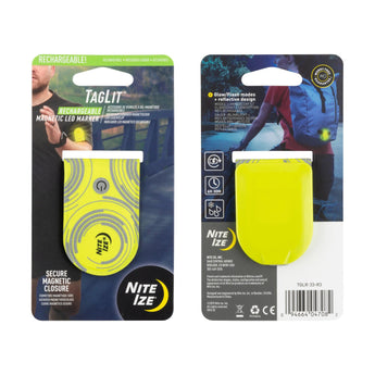 Segnalatore LED Nite Ize TagLit Rechargeable Magnetic — Giallo Neon-NITE IZE-