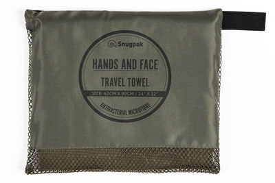 Travel Towel Hands a Face, olive-SNUGPAK-