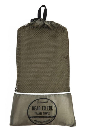 Travel Towel Head To Toe, olive-SNUGPAK-