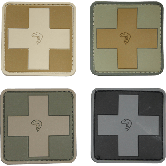 Medic Rubber Patches - Viper Tactical 